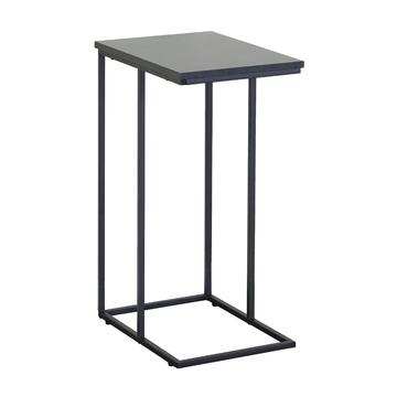 Tavolino da Caffè Gerb Effetto Marmo Nero 40x30 h66 cm - per Soggiorno e Open Space