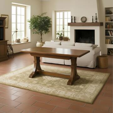 Tavolo Fiocco Allungabile 180/360x85, Classico, da Pranzo - Legno Noce