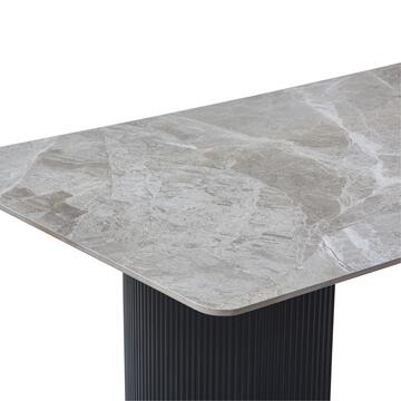 Tavolo Moderno con Piano in Ceramica e Gambe in Metallo... - Marino Fa Mercato