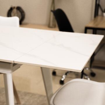 Tavolo Moderno Allungabile Dioniso Bianco in Ceramica... - Marino Fa Mercato