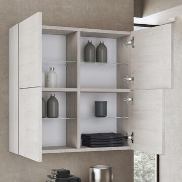 Pensile sospeso per bagno Cubotto 4 ante in finitura... - Marino Fa Mercato