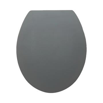 Sedile Copri Tavoletta WC Grigio Soft Touch - 38x45 cm - Universale - per Bagno