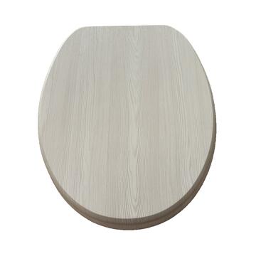 Sedile Copri Tavoletta WC Grigio Soft Touch - 37,5x43,5 cm - Universale - per Bagno