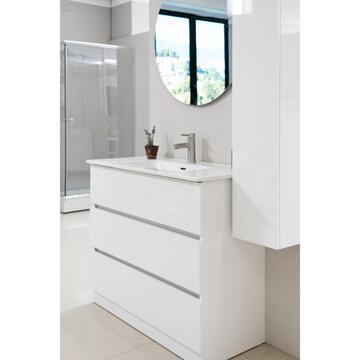 Mobile Bagno Moderno Base a Terra Start Bianco Lucido... - Marino Fa Mercato