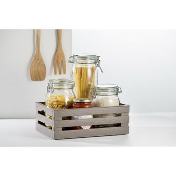 Tina cassettina 25 x 16 tortora - Marino Fa Mercato