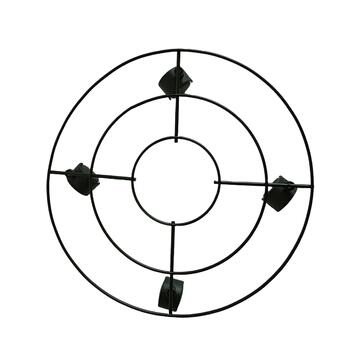 Portavaso Cruz Rotondo d 40 cm in Ferro Verniciato... - Marino Fa Mercato