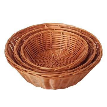 Set 3 Cesti Saty Rotondi - 25xh8 cm + 21xh7 cm + 17xh6... - Marino Fa Mercato