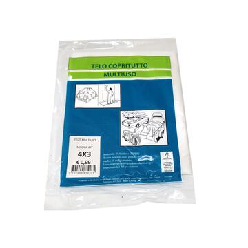 Telo Multiuso Copritutto in Polietilene (HDPE) 4x3 mt
