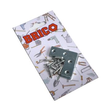 Confezione 4 Staffe a L 4 cm - Ferramenta, Brico, Fai-da-te