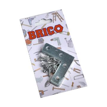 Confezione 4 Staffe a L 5 cm - Ferramenta, Brico, Fai-da-te