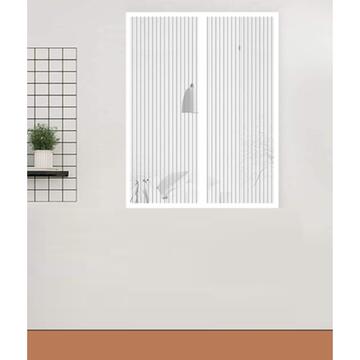Irs Zanzariera Ecco Magnetica a Tenda Bianca 120x160 cm