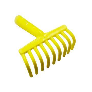 Rastrellino/Manina per Raccolta Olive - Pettine a 9 Denti in Plastica Gialla