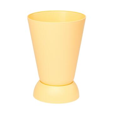 Cestino per carta colore pesca.