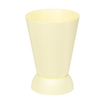 Cestino per carta colore vaniglia.