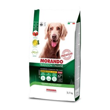 Morando Crocchette per Cani Adulti con Pollo e Ortaggi 2,5 Kg