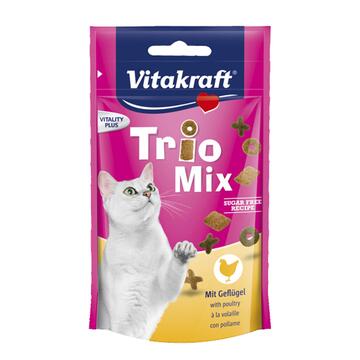 Trio snack per gatti mix, con pollame.