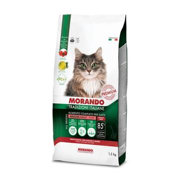 Morando Crocchette per Gatti Adulti con Manzo e Suino 1,5 Kg