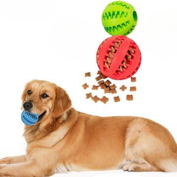 Pallina Puzzle per Cani 7 cm - Gioco da Masticare - per Dentizione - Dispenser per Dolcetti - Colori Assortiti