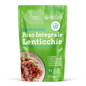Sfiziosa di Riso integrale e Lenticchie pronto in 10' 250g - Del Colle