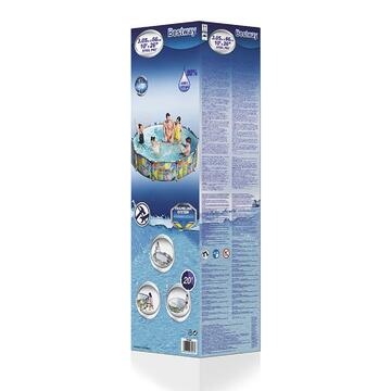 Piscina fuori terra tonda 305x66 Steel Savana Bestway... - Marino Fa Mercato