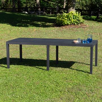 Tavolo da Esterno Allungabile Indo 220 x 90 x 72 cm Antracite