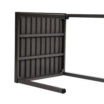 Tavolo Equis Piombo 80x80 h75 cm - in Polipropilene... - Marino Fa Mercato