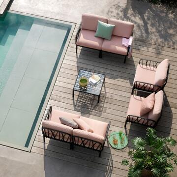 Nardi - Poltrona Komodo da giardino esterno imbottita... - Marino Fa Mercato