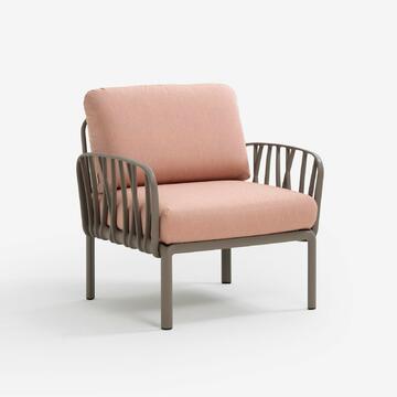 Bracciolo Komodo tortora per poltrona da esterno, Nardi - Marino Fa Mercato