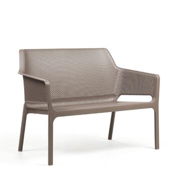 Panchina Net Bench monoblocco tortora da arredo esterno,... - Marino Fa Mercato