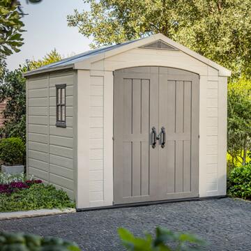 Keter Factor 8x8 Beige - Casetta da Giardino - Con... - Marino Fa Mercato