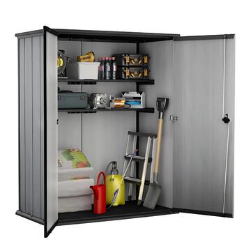 Keter - Armadio Box porta attrezzi da giardino - High Store Duotech 1400 L 140x73,6 h170,4 cm