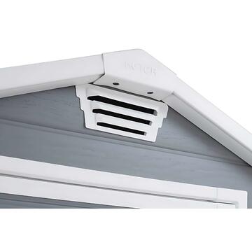 Keter Manor Grigia 4x3 - Casetta da Giardino - 94x129... - Marino Fa Mercato