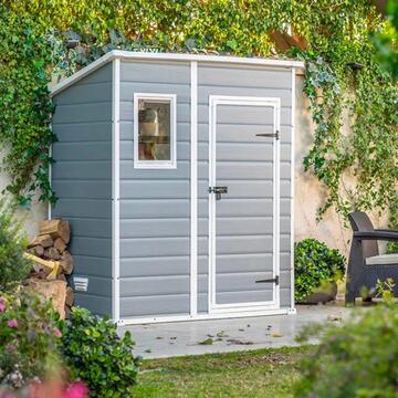 Keter Manor Pent 6x4 Grigia - Casetta da Giardino -... - Marino Fa Mercato