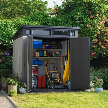 Keter Artisan 7x7 Grigia - Casetta da Giardino - Con... - Marino Fa Mercato