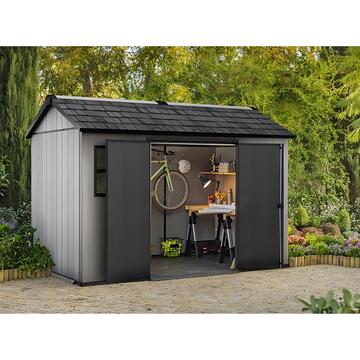 Keter Oakland 11x7,5 Grigia - Casetta da Giardino -... - Marino Fa Mercato