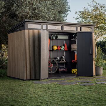 Keter Pent 11x7 Venetian  - Casetta da Giardino - con... - Marino Fa Mercato