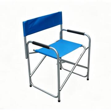 Sedia da Regista Lorca Blu Richiudibile 56x45 h77 cm, per Campeggio, Pesca, Spiaggia e Giardino Marino Fa Mercato