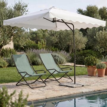 Poltrona Basculante Dondolina Salvia 63x92 h83 cm, Sedia Relax da Esterno Richiudibile Made in Italy