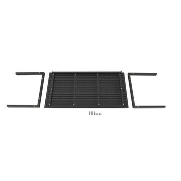 Salottino da esterno in metallo nero effetto legno... - Marino Fa Mercato