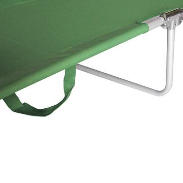 Brandina Pieghevole Verde con 3 Gambe e Maniglia 60x180... - Marino Fa Mercato