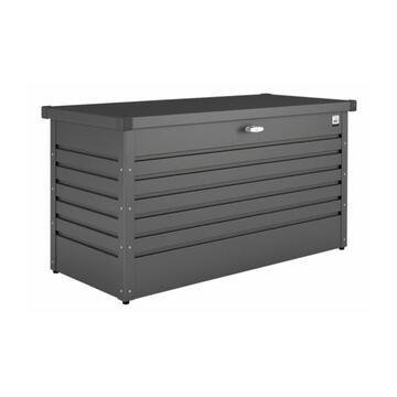 Biohort Baule da Esterno in Metallo 160x79x83cm Grigio Scuro