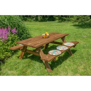 Tavolo da pic-nic classico in legno da giardino con... - Marino Fa Mercato
