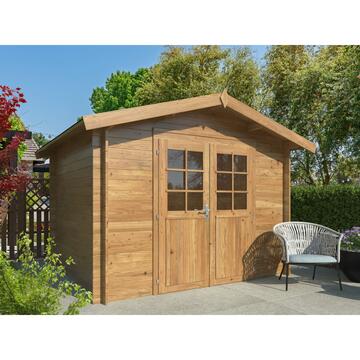 Casetta da giardino in legno Arisa 2,5x2,5 - Losa Legnami