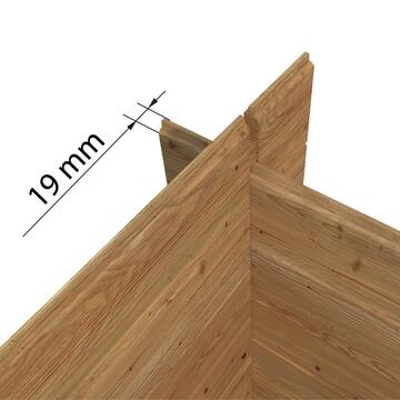 Casetta da Giardino 2,16x2,16 mt in Legno di Abete... - Marino Fa Mercato