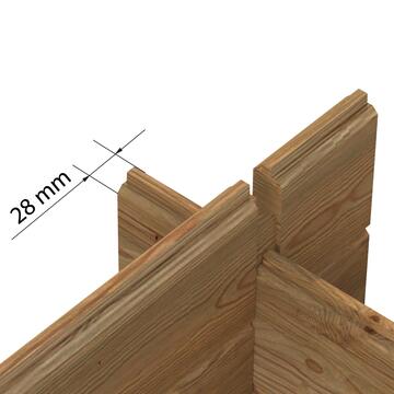 Casetta da Giardino 4,06x2,92 mt in Legno di Abete... - Marino Fa Mercato