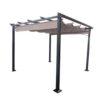 Gazebo da Giardino Lesly 3x3 mt - Grigio
