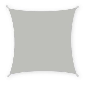 Vela Quadrata da Sole Ombreggiante per Esterno in Poliestere 3x3 mt - Grigio Cenere