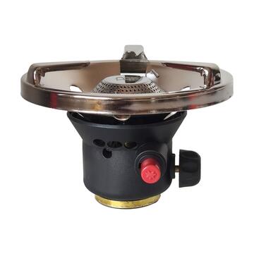Fornello a Gas Cook 7/16P con Piezo, Fornello Portatile per Campeggio, Trekking e Outdoor