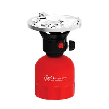 Fornello a Gas Cook 120P con Piezo 1,3 kW, Fornello Portatile per Campeggio e Outdoor