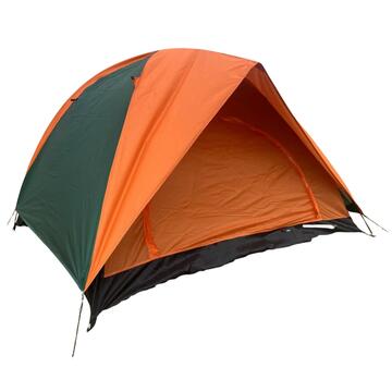 Tenda da Campeggio Nizar Arancione/Verde in Poliestere 200x200x135 cm